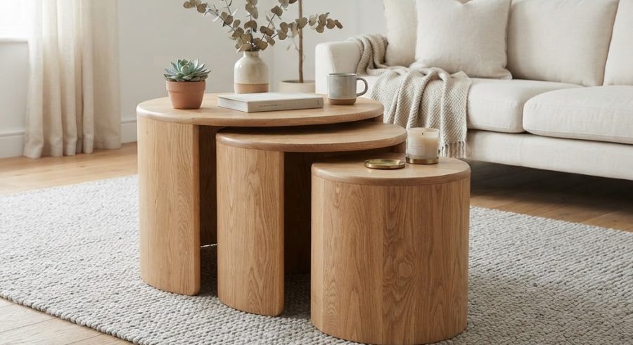 Trio Nesting Tables — alternate view